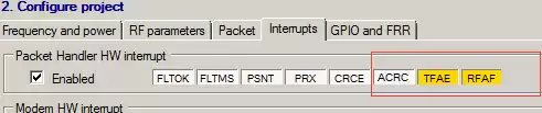 Enable thecorresponding interrupt
