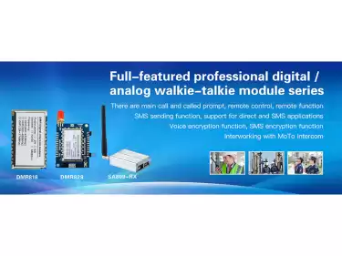 The difference between the UHF and VHF band of the walkie talkie module