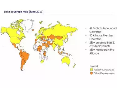 Analysis: The current status of global LoRa network deployment
