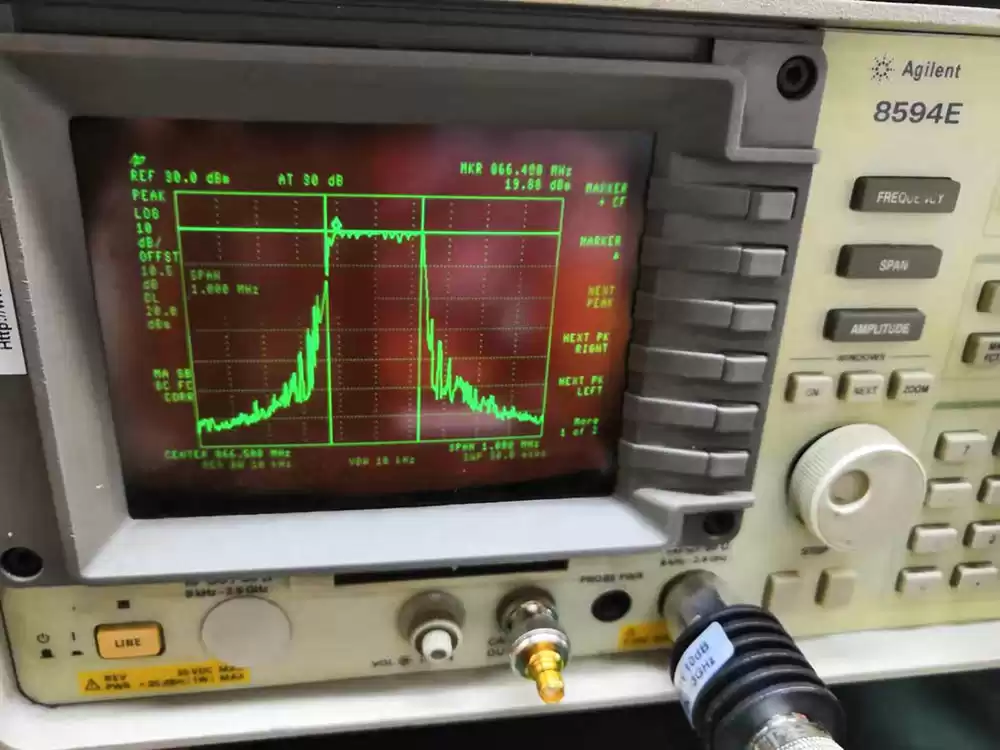 LoRa module LoRa1262 TCXO crystal current test