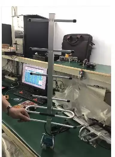 The antenna of the transmitter wireless module should be installed vertically