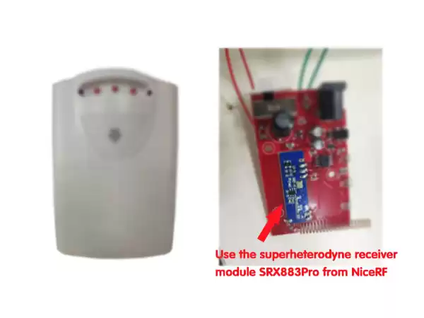 Wireless doorbell receiver