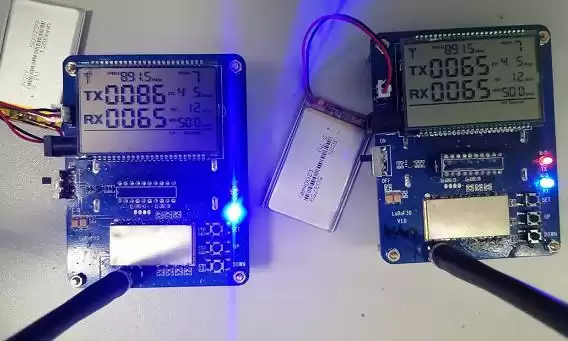 The wireless module communication function test is normal