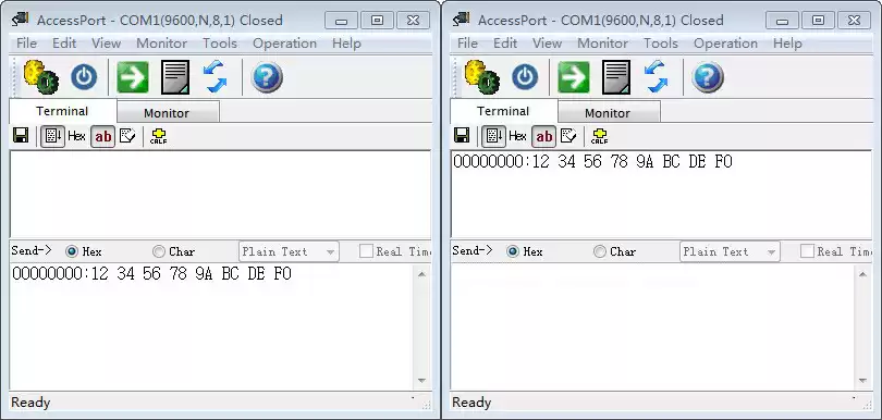 Data wireless transmission mode of RF Modem SV6500