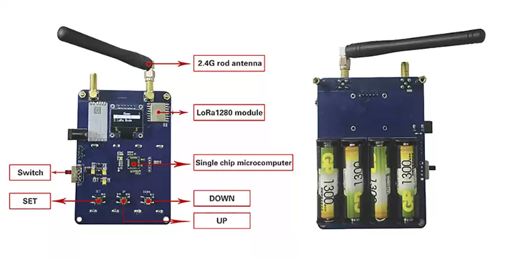 SX1280 LoRa module Ranging Demo Board