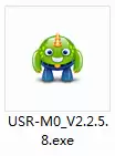 Open the software USR-M0_V2.2.5.8.exe