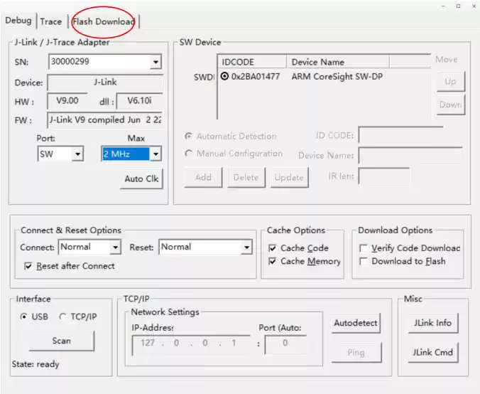 If the BLE5101 module is connected,