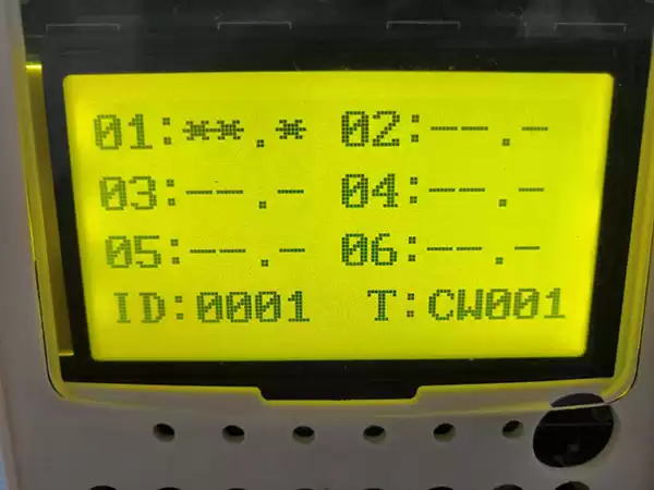 Sensor monitoring system: Communication failure
