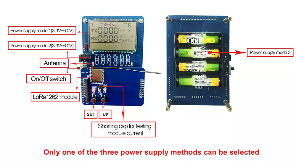 Introduction to the DEMO kit of the LoRa module LoRa1262