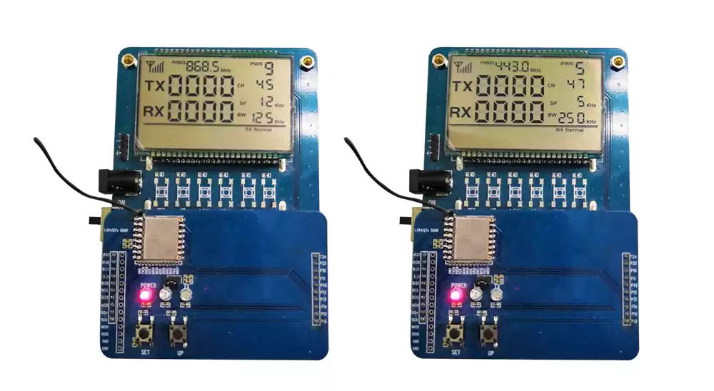 two LoRa1262 DEMO kits