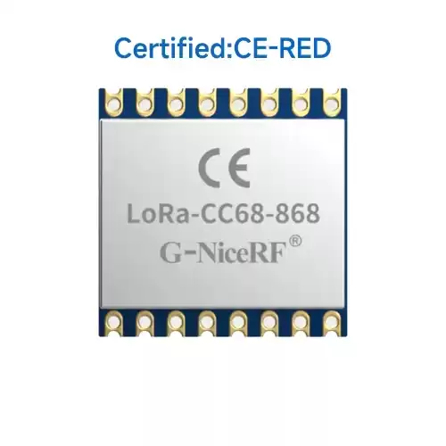 LoRa-CC68-868 : LLCC68-Based LoRa Module With CE-RED Approved SPI Interface And ESD Protection