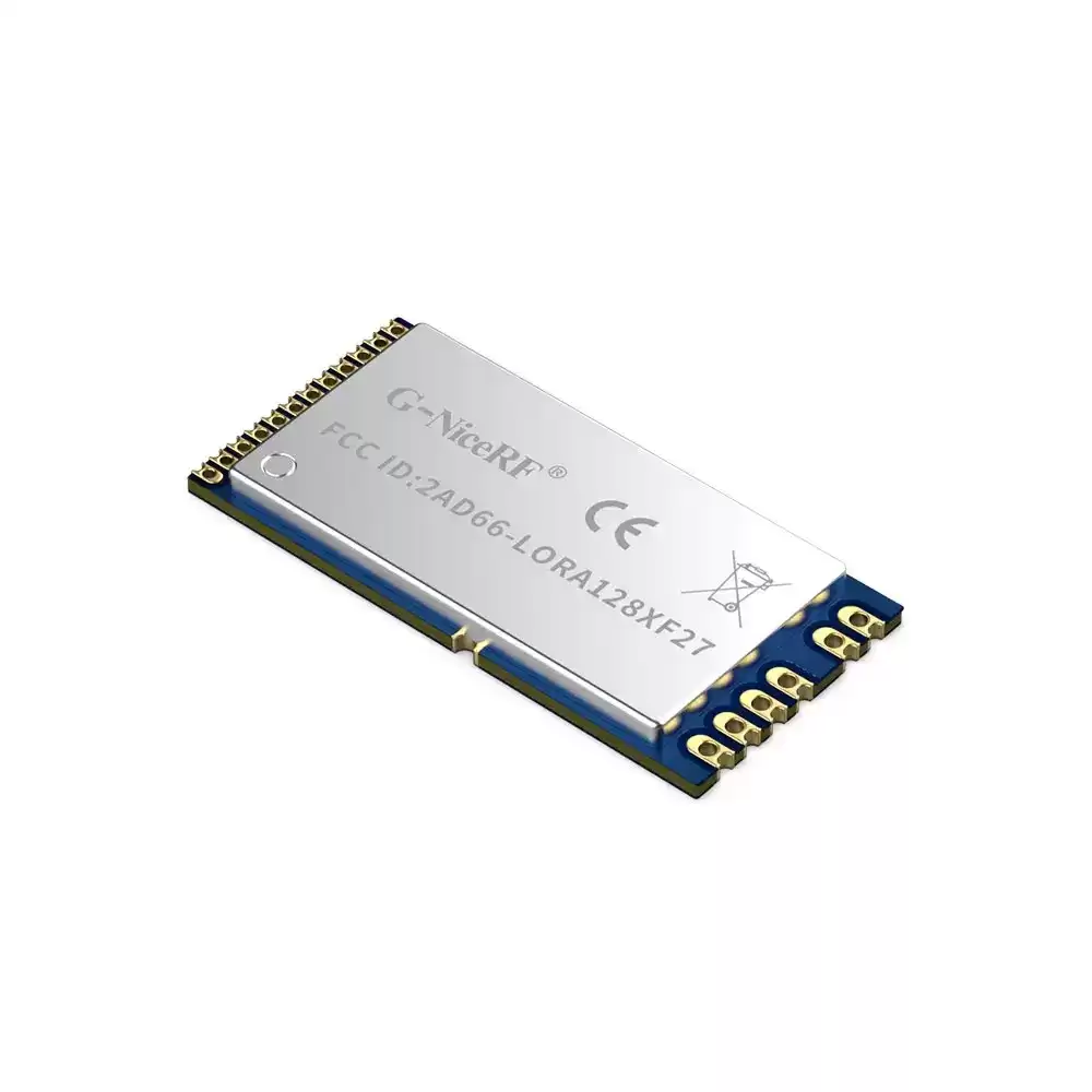 LoRa1280F27 : SX1280 500mW FCC ID & CE-RED Certified 2.4GHz LoRa Module With SPI Interface Power 