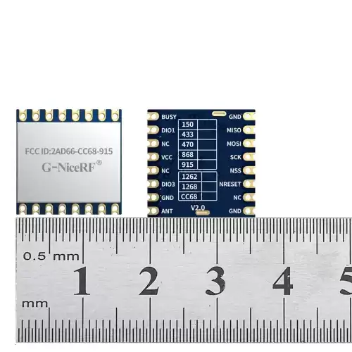 LoRa-CC68-915 : FCC ID approved SPI Port LLCC68 Based LoRa Module
