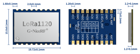 LoRa1120 size LoRa1120 size