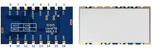 Pin definition of wireless module LoRa1278F30. Pin definition of wireless module LoRa1278F30.