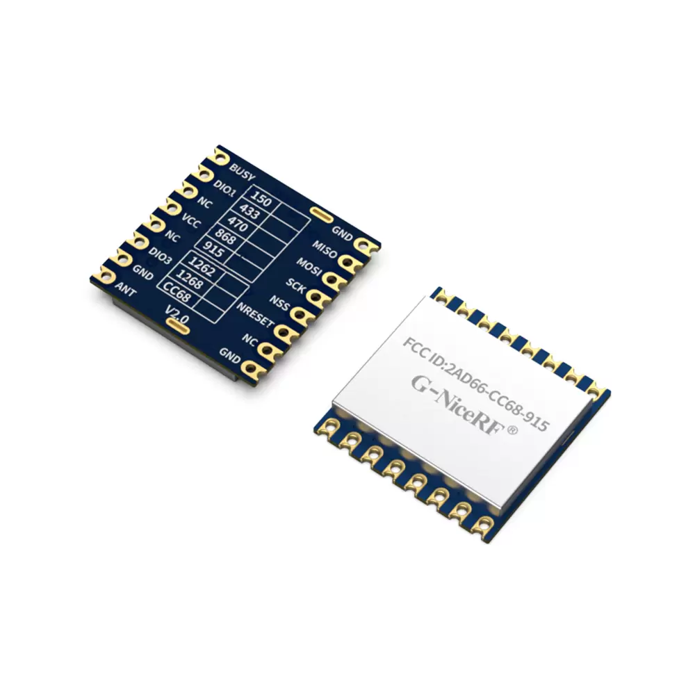 LoRa-CC68-915 : FCC ID approved SPI Port LLCC68 Based LoRa Module