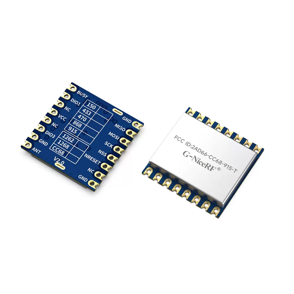 LoRa-CC68-915-T : FCC ID Certified LLCC68 LoRa Wireless Transceiver Modulewith TCXO & ESD Protection