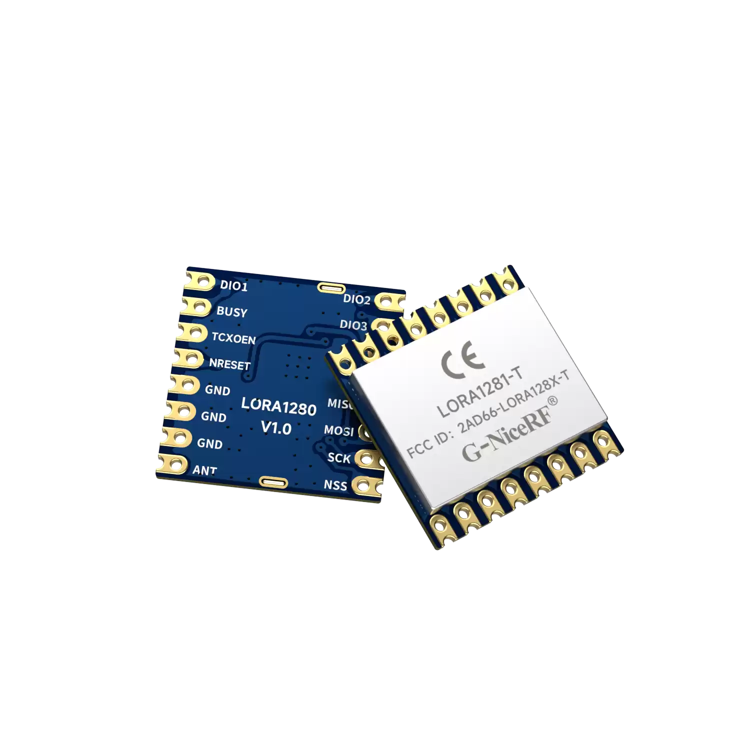 LoRa1281-TCXO : FCC ID&CE-RED Certification SX1281 2.4GHz Certified Module Supports Ranging
