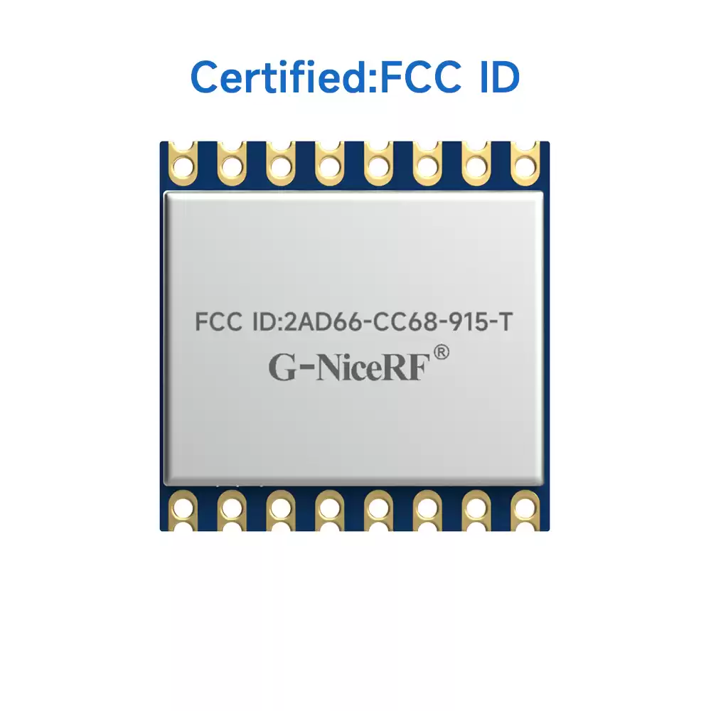 LoRa-CC68-915-T : FCC ID Certified LLCC68 LoRa Wireless Transceiver Modulewith TCXO & ESD Protection