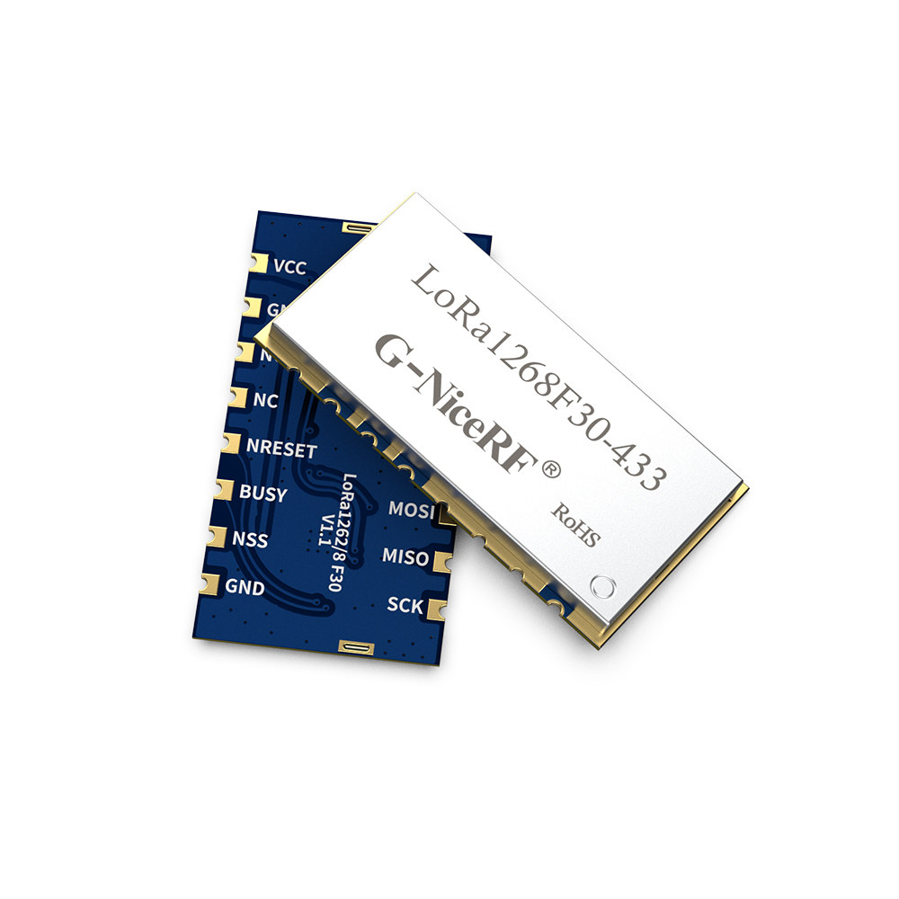 LoRa1268F30 : SX1268  433MHz 2W  Wireless Module With SPI Interface And  ESD Protection