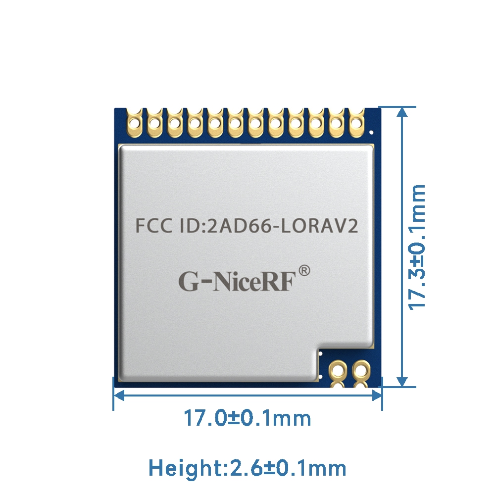 LoRa1276-915 : FCC ID Certified 915MHz SX1276  Front End LoRa Module