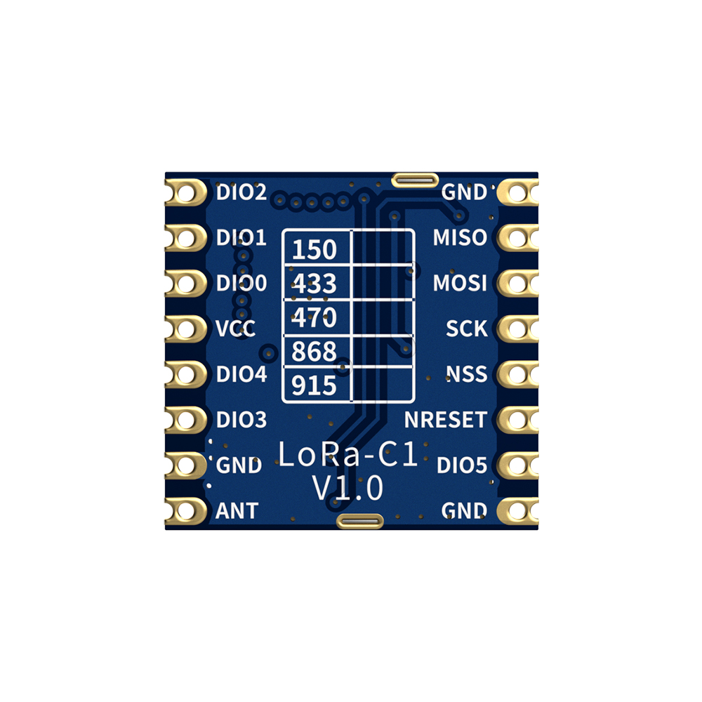 LoRa1276-C1-915 : FCC ID Certified 915MHz SX1276 LoRa Module With ESD Protection