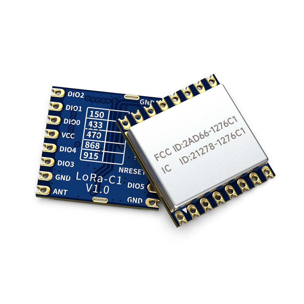 LoRa1276-C1-915 : FCC ID Certified 915MHz SX1276 LoRa Module With ESD Protection