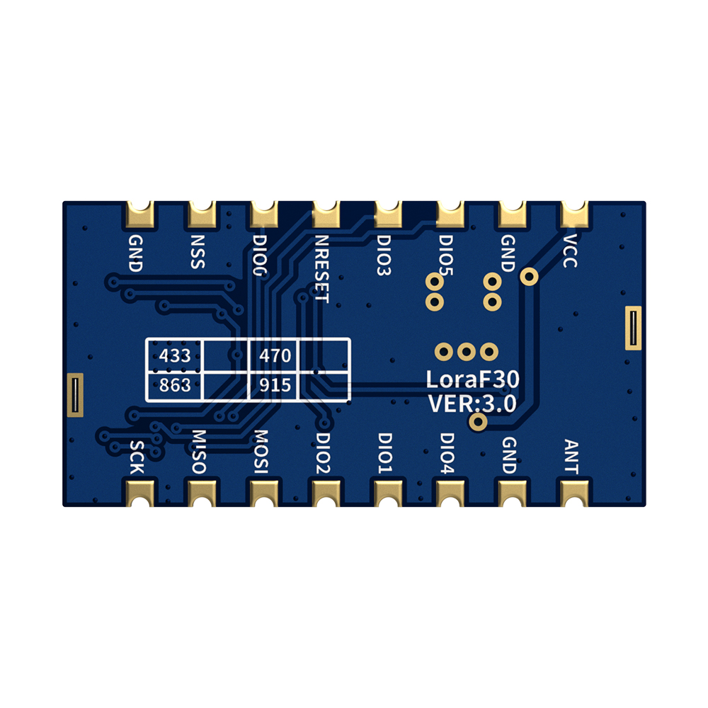 LoRa1276F30 : 868/915MHz 500mW High Power LoRa Module 