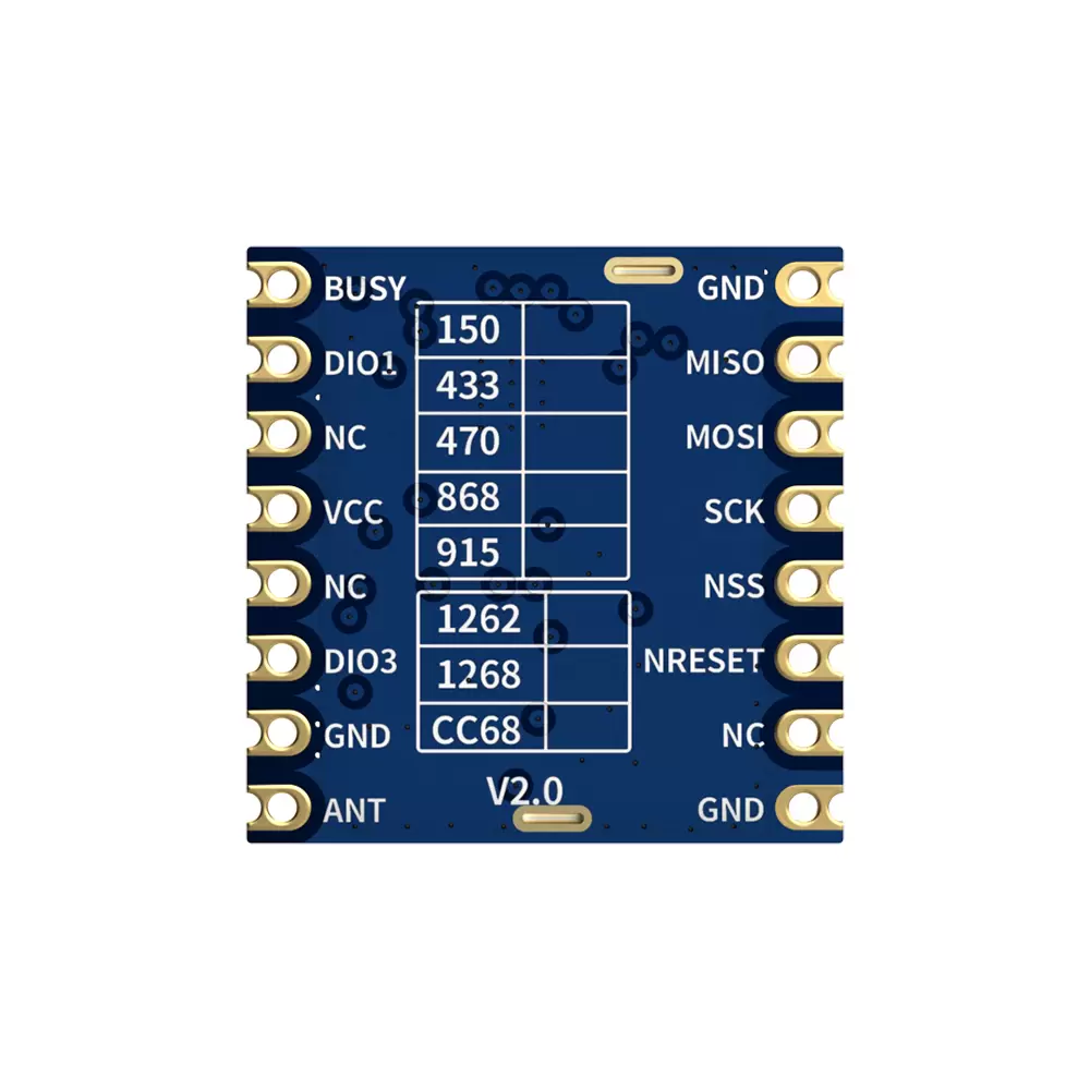 LoRa1268 : SX1268 160mW  Wireless Module With ESD protection