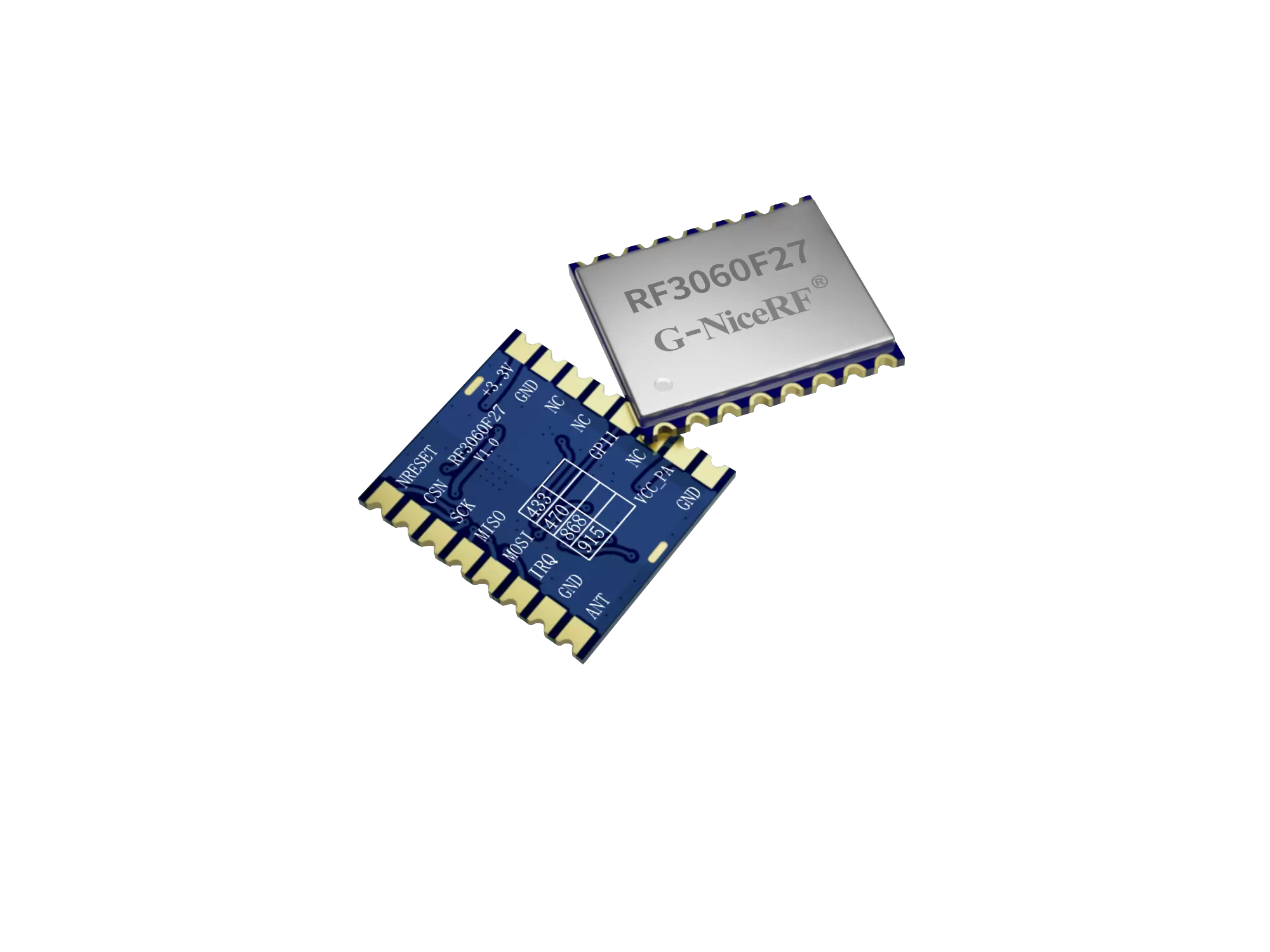 Domestic RF3060F27 Wireless Transceiver Module - The Preferred Solution for Long-Distance Low Power Communication