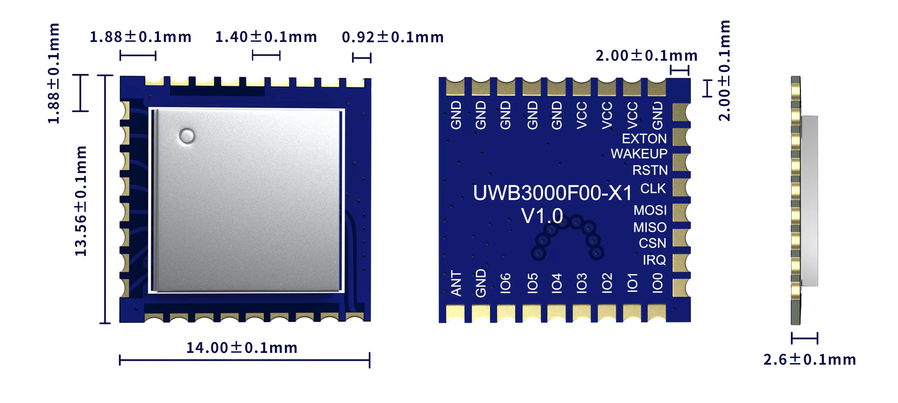Next-generation UWB front-end positioning module, designed for more complex applications